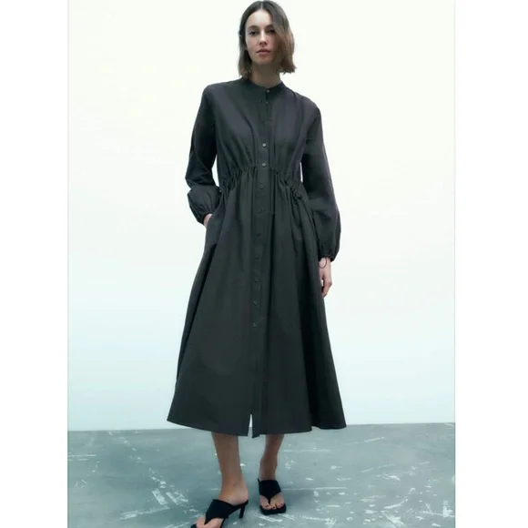 NWT adjustable waist midi dress - Picture 2 of 9